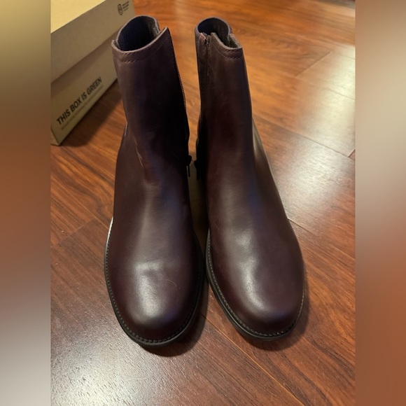 Men's Maye Palm Bordeaux Leather - Picture 2 of 5